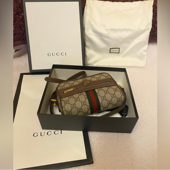 Authentic Gucci Ophidia Mini Supreme Mini Bag - Picture 5 of 6